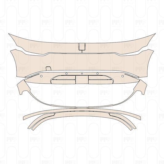 Pre-Cut PPF Zeekr 7X 2025