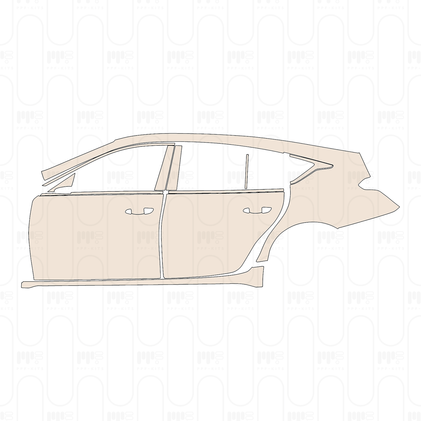 Pre-Cut PPF Cadillac CT5 (US) Sport 2026