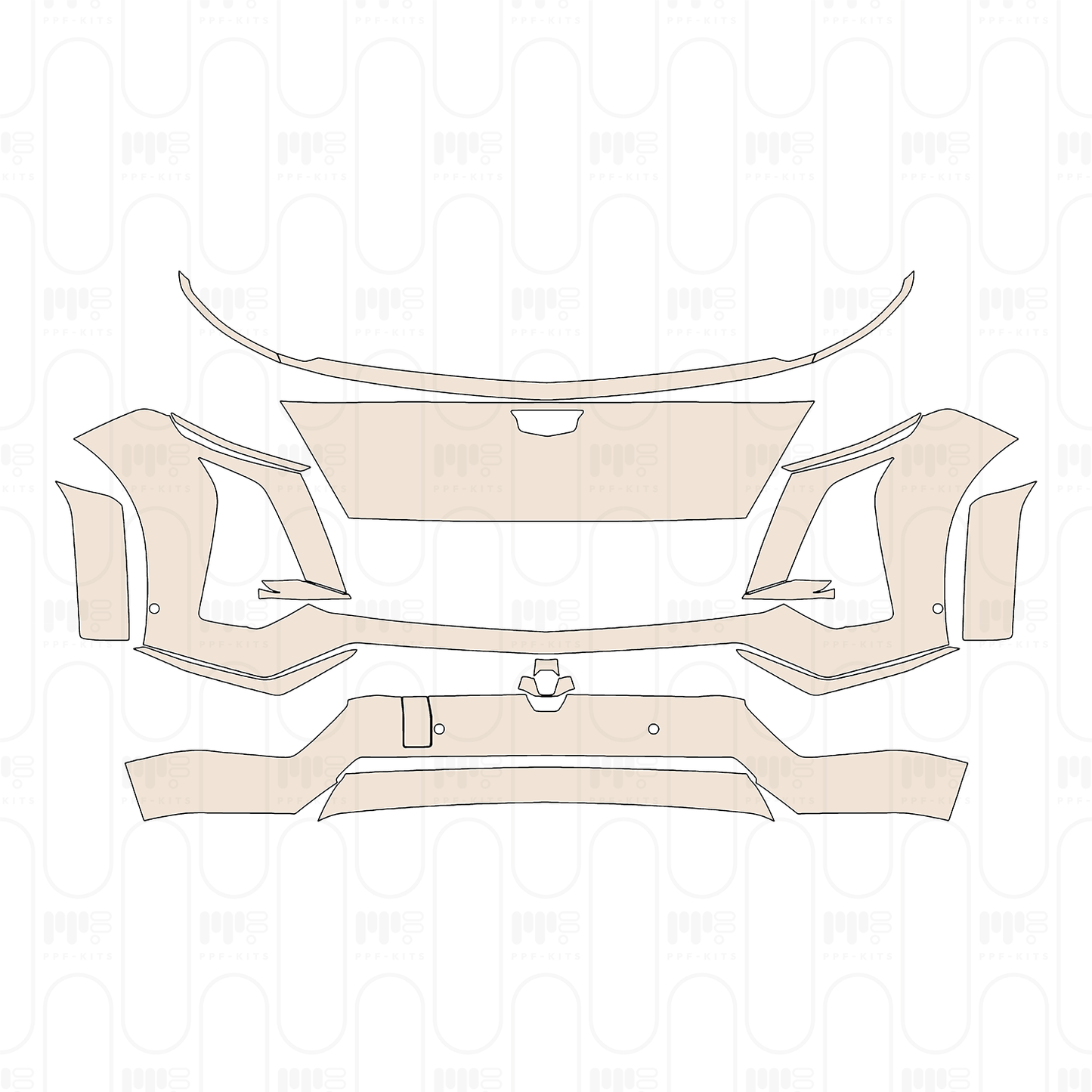 Pre-Cut PPF Cadillac Vistiq Sport 2026