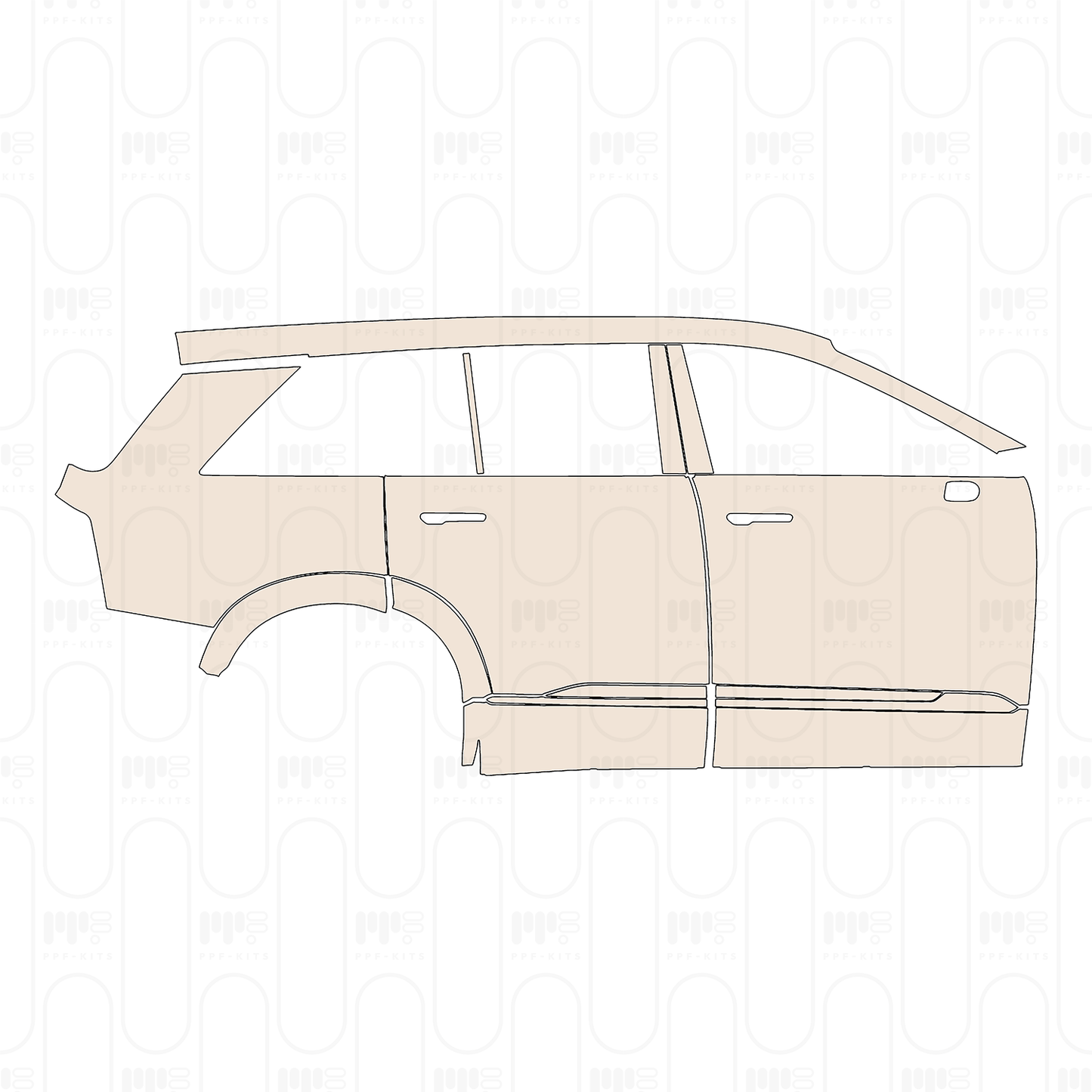 Pre-Cut PPF Cadillac Vistiq Sport 2026