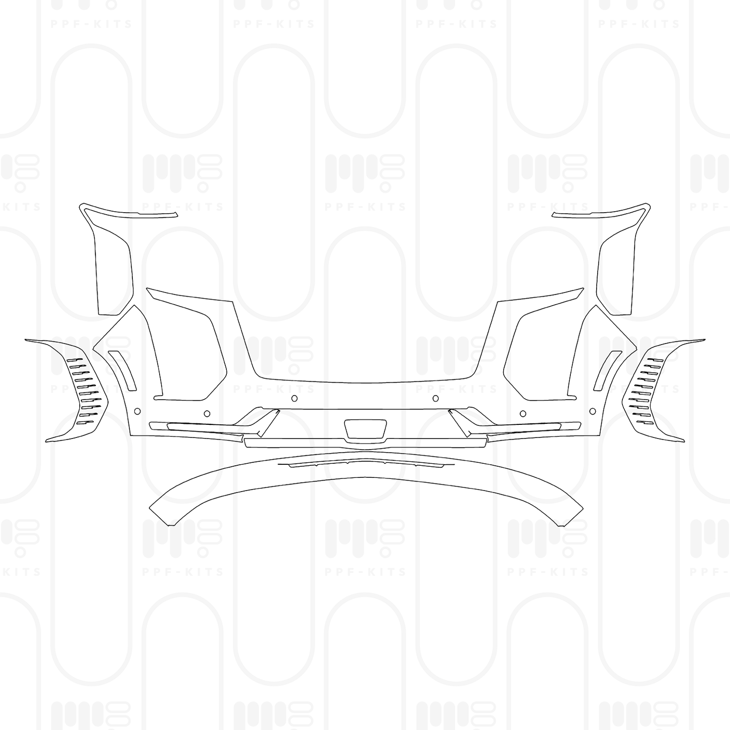 Pre-Cut PPF Cadillac Escalade Standard Wheelbase Sport 2026