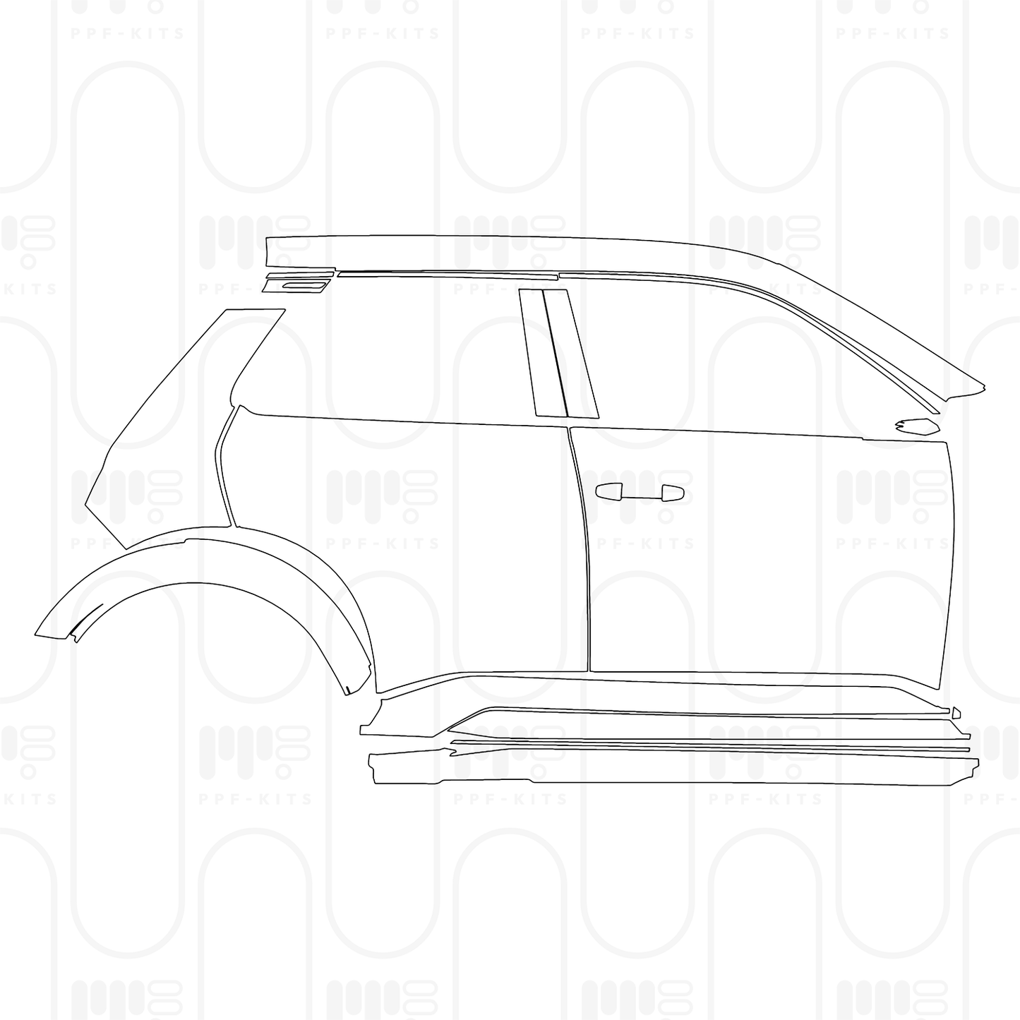 Pre-Cut PPF Alpine A 290 GT 2026