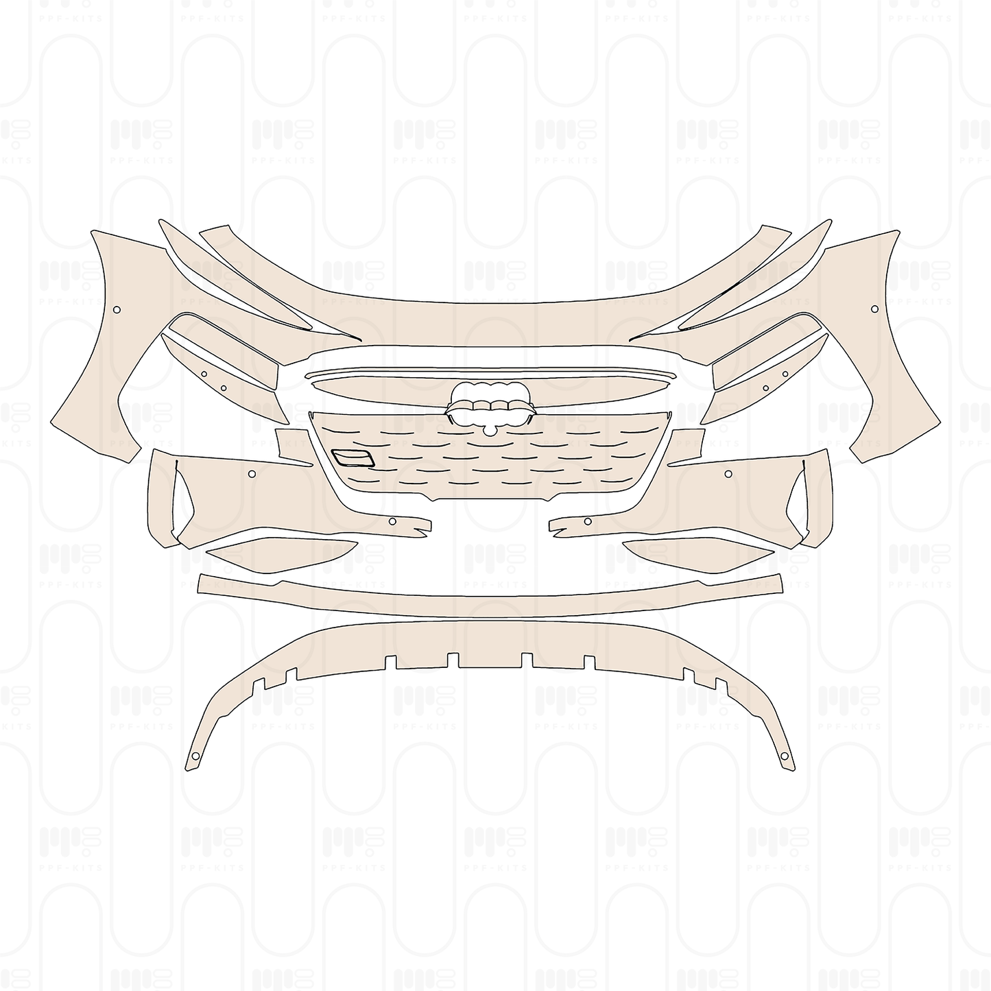 Pre-Cut PPF Audi A6 e-tron A6 Sportback e-tron Base 2026