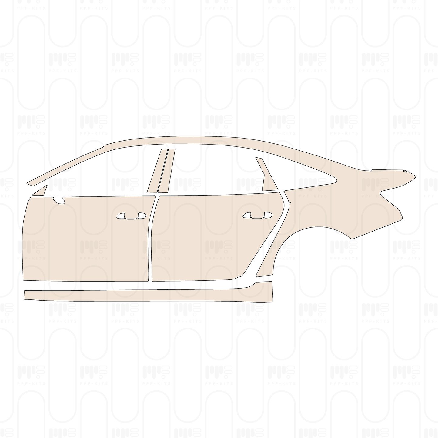 Pre-Cut PPF Audi A6 A6L Base 2026