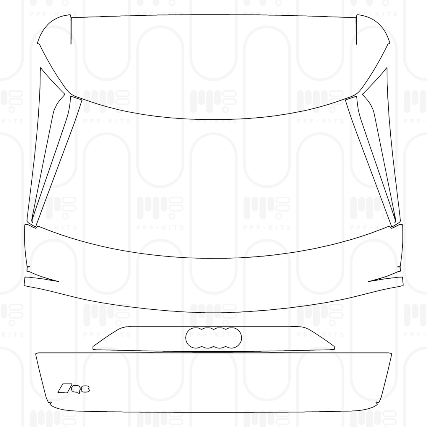 Pre-Cut PPF Audi Q8 S-line 2026