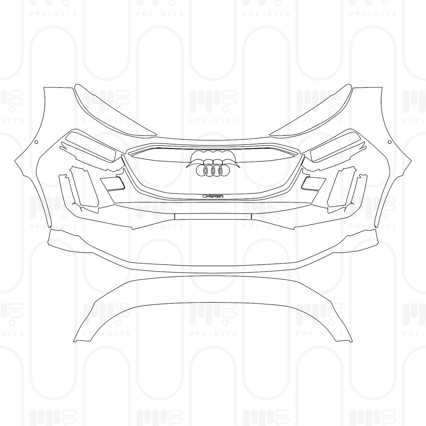 Pre-Cut PPF Audi Q6 e-tron SUV SQ6 e-tron 2026