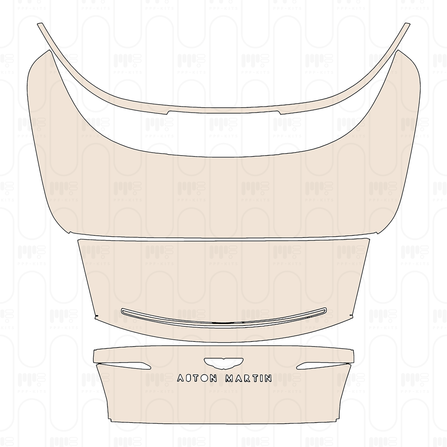 Pre-Cut PPF Aston Martin DB12 Volante 2026