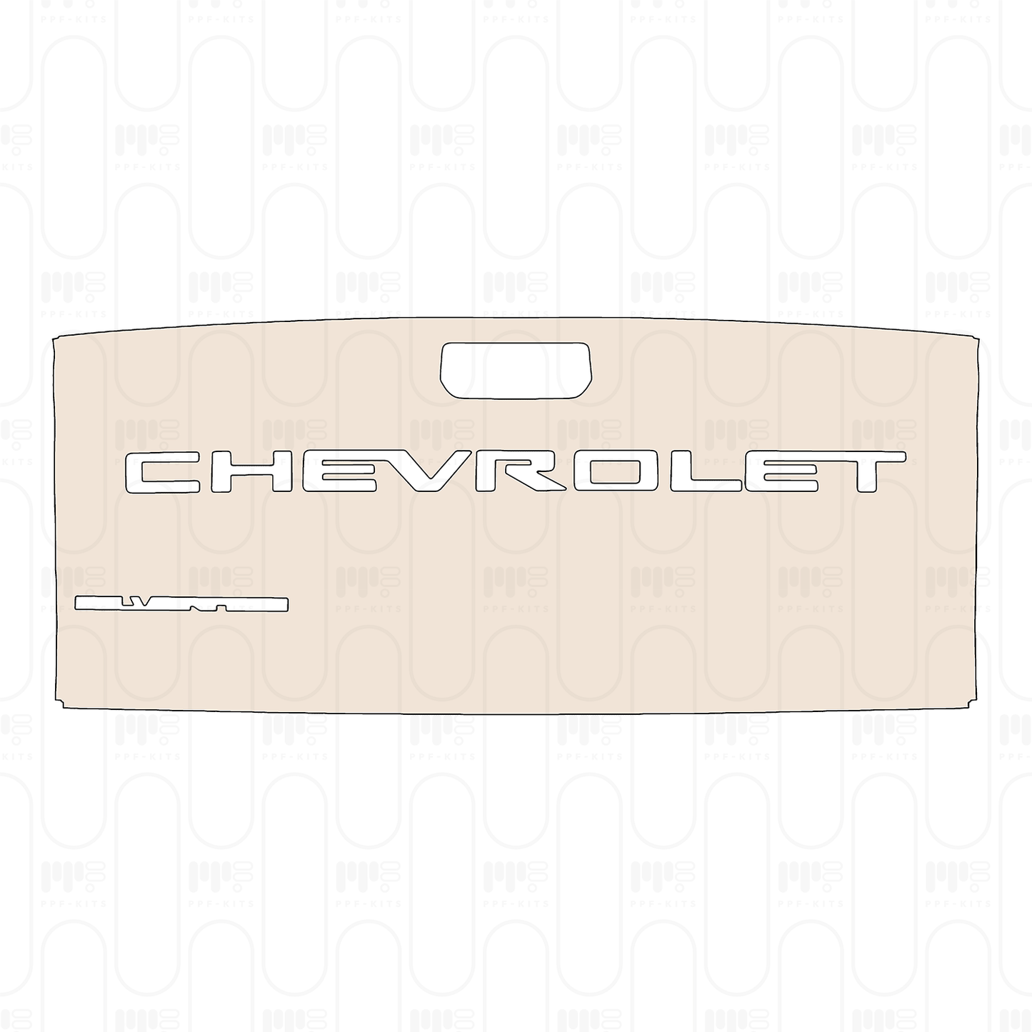 Pre-Cut PPF Chevrolet Silverado 1500 WT 2026