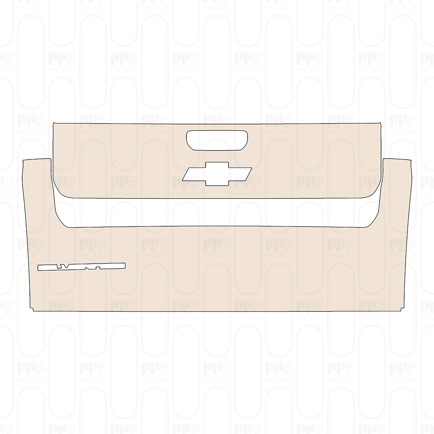 Pre-Cut PPF Chevrolet Silverado 1500 WT 2026