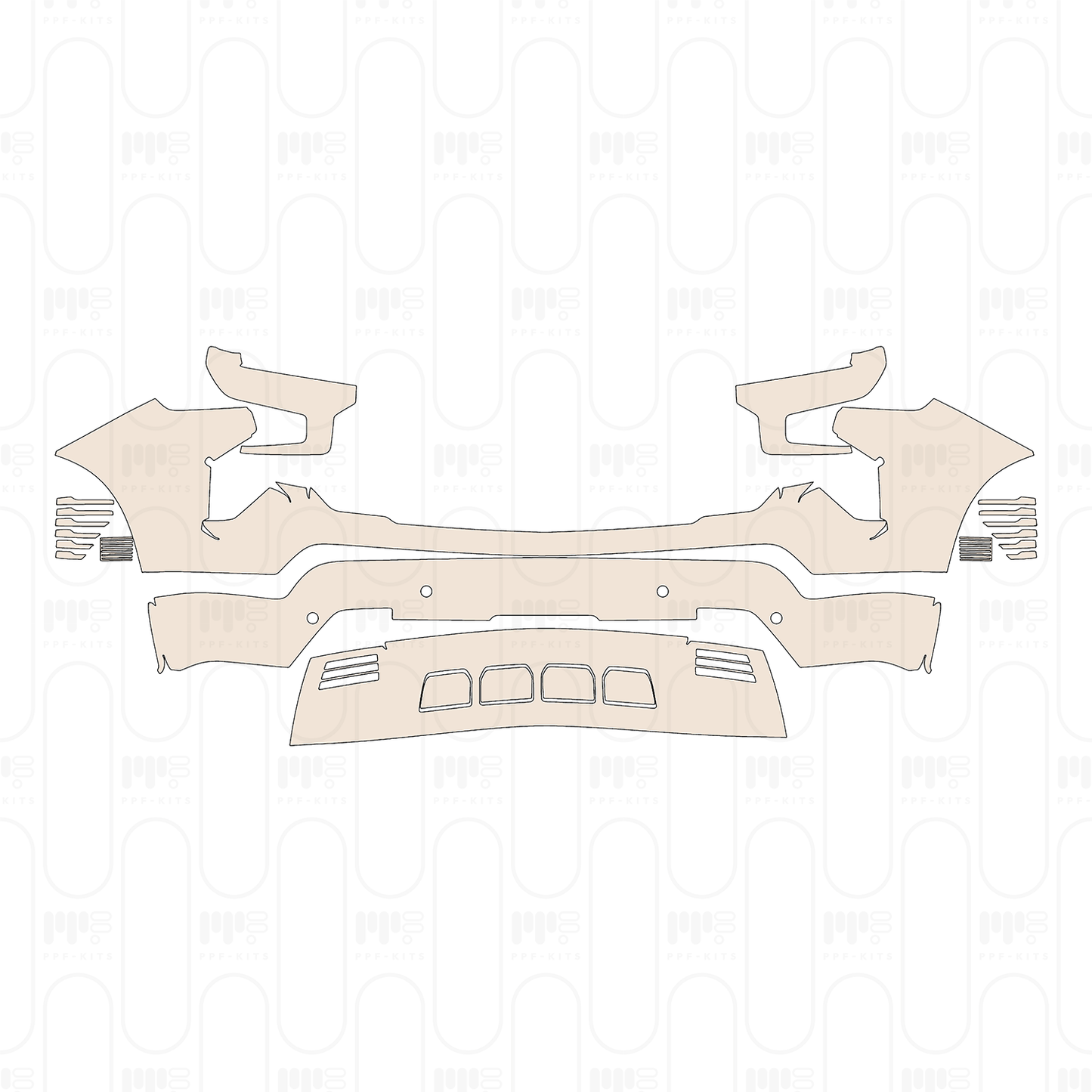 Pre-Cut PPF Chevrolet Silverado 1500 High Country 2026