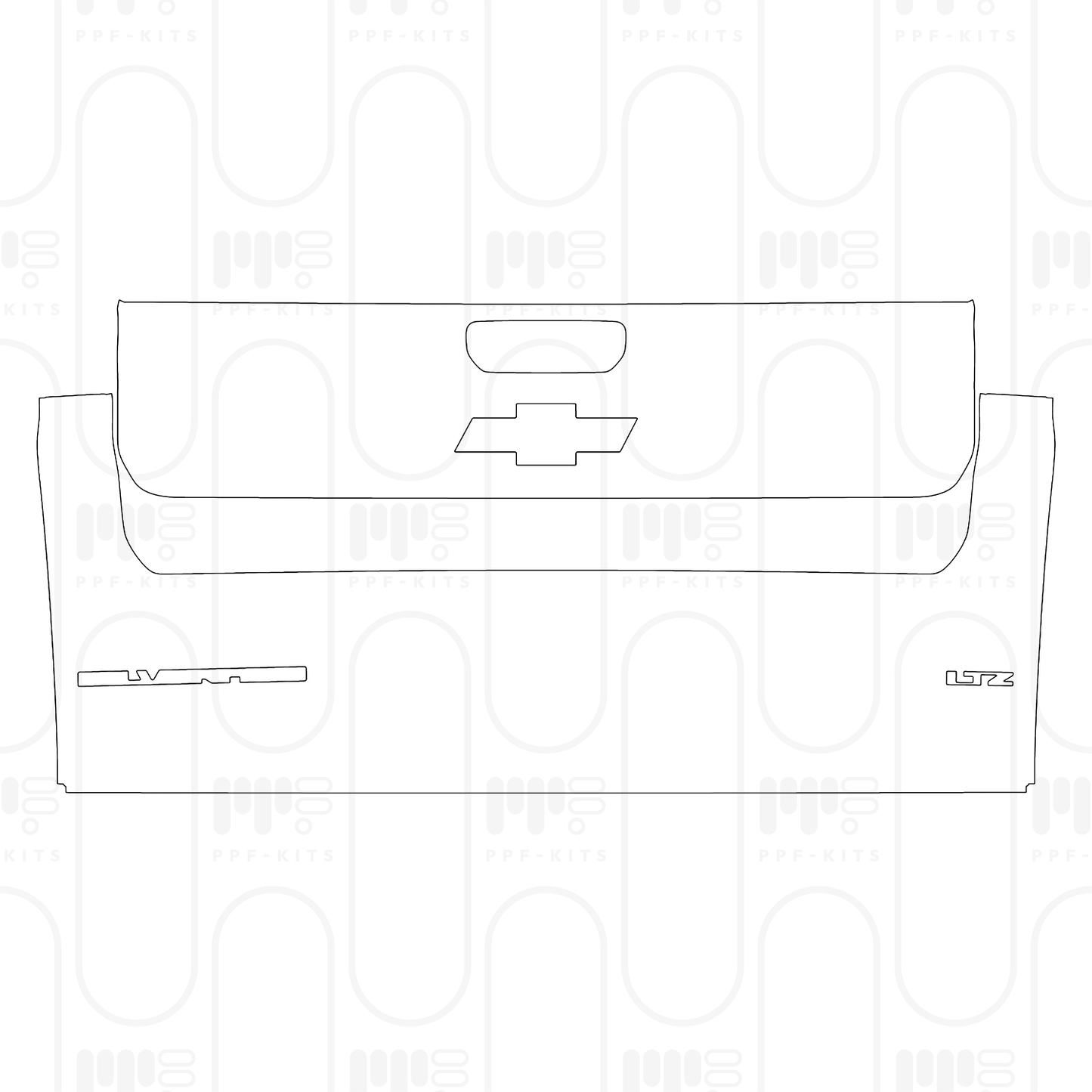 Pre-Cut PPF Chevrolet Silverado 1500 LTZ 2026