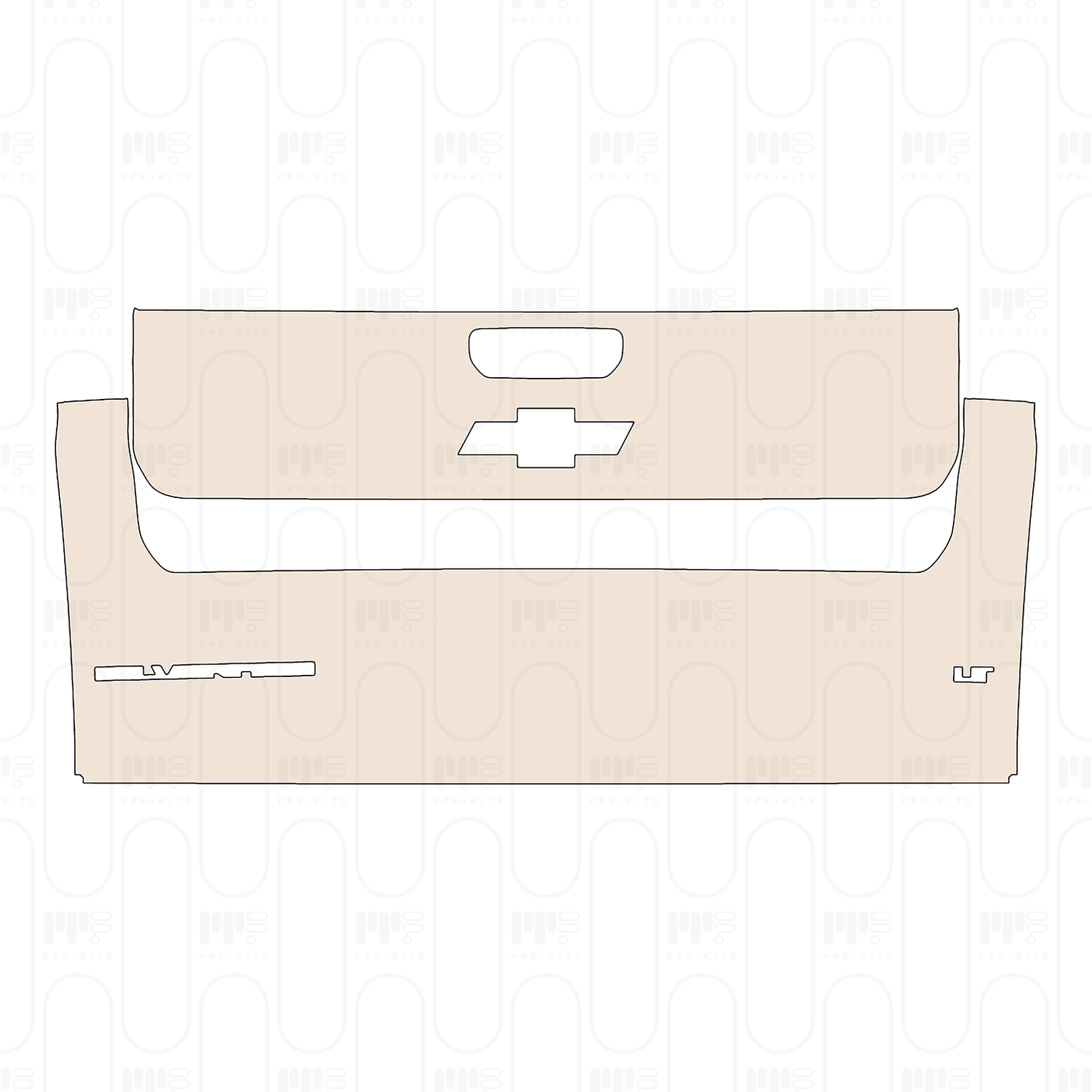 Pre-Cut PPF Chevrolet Silverado 1500 LT Trail Boss 2026