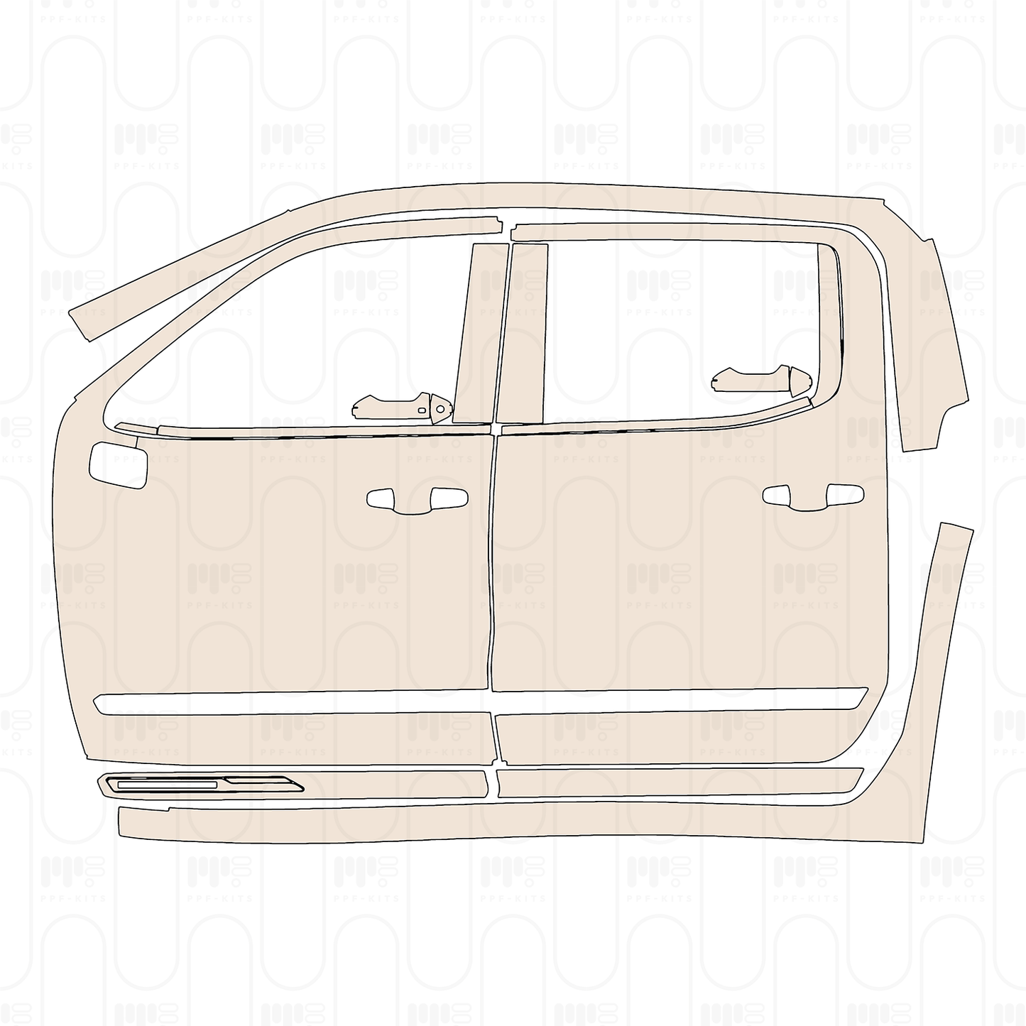 Pre-Cut PPF Chevrolet Silverado 1500 High Country 2026