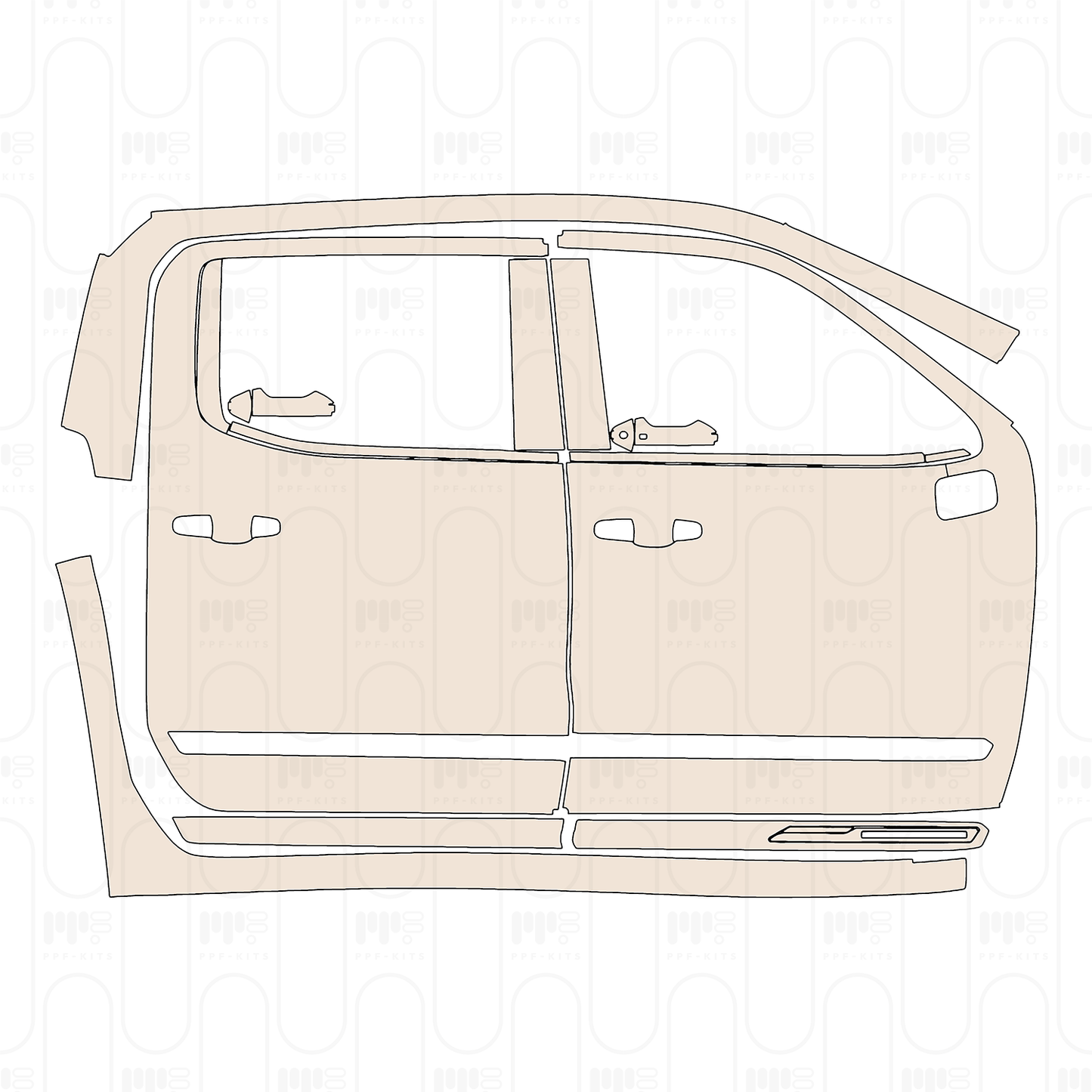 Pre-Cut PPF Chevrolet Silverado 1500 High Country 2026