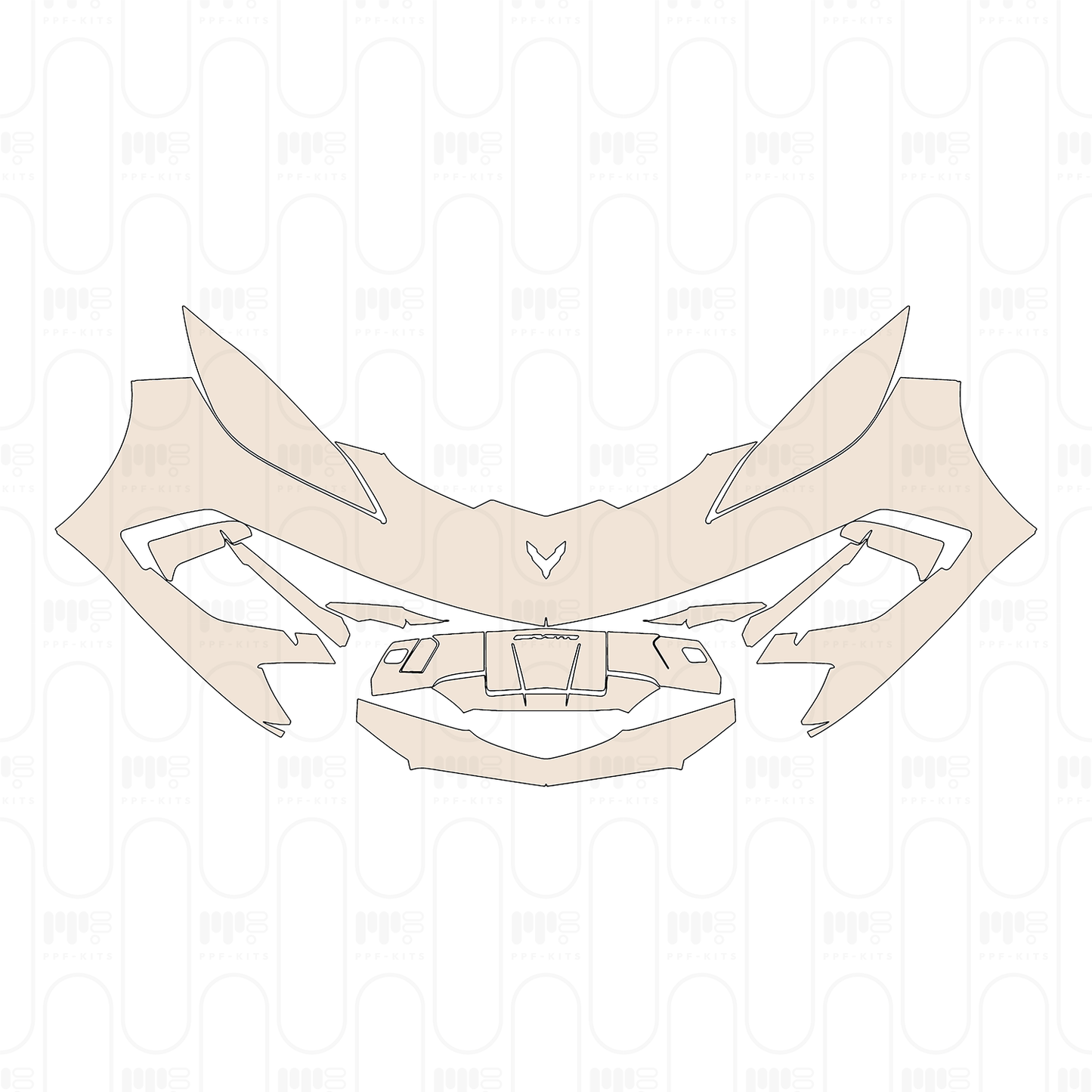 Pre-Cut PPF Chevrolet Corvette Stingray Convertible 2026