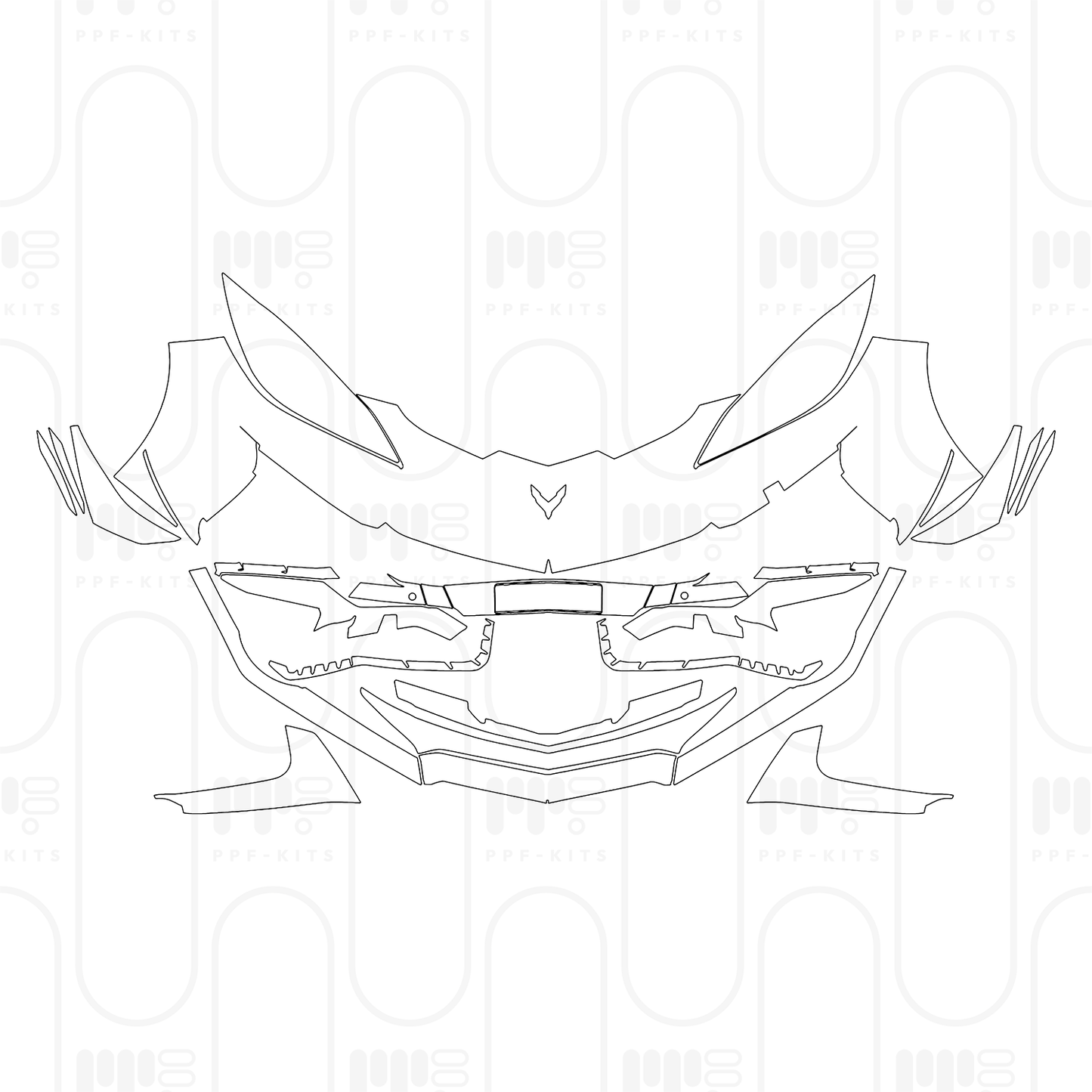 Pre-Cut PPF Chevrolet Corvette Z06 Coupe 2026