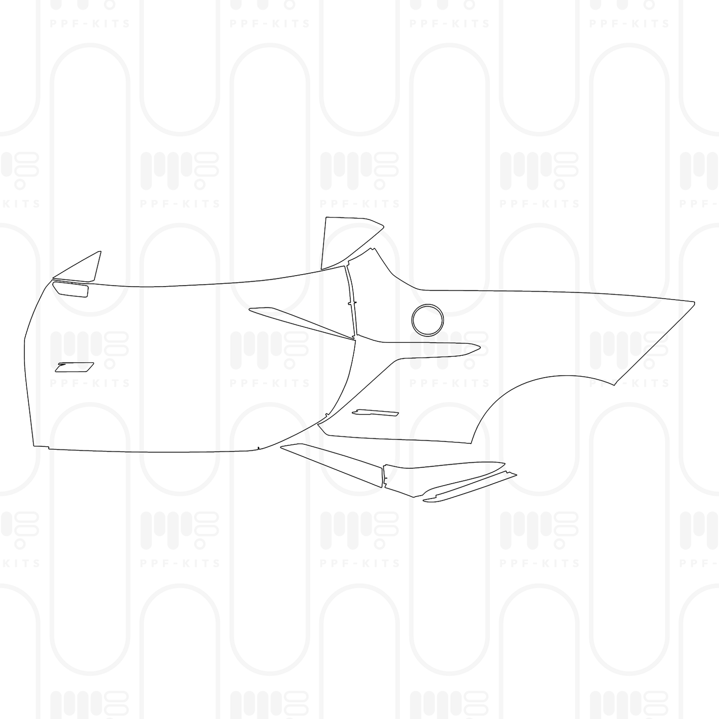 Pre-Cut PPF Chevrolet Corvette Z06 Coupe 2026