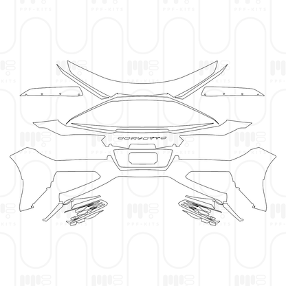 Pre-Cut PPF Chevrolet Corvette Z06 Coupe 2026