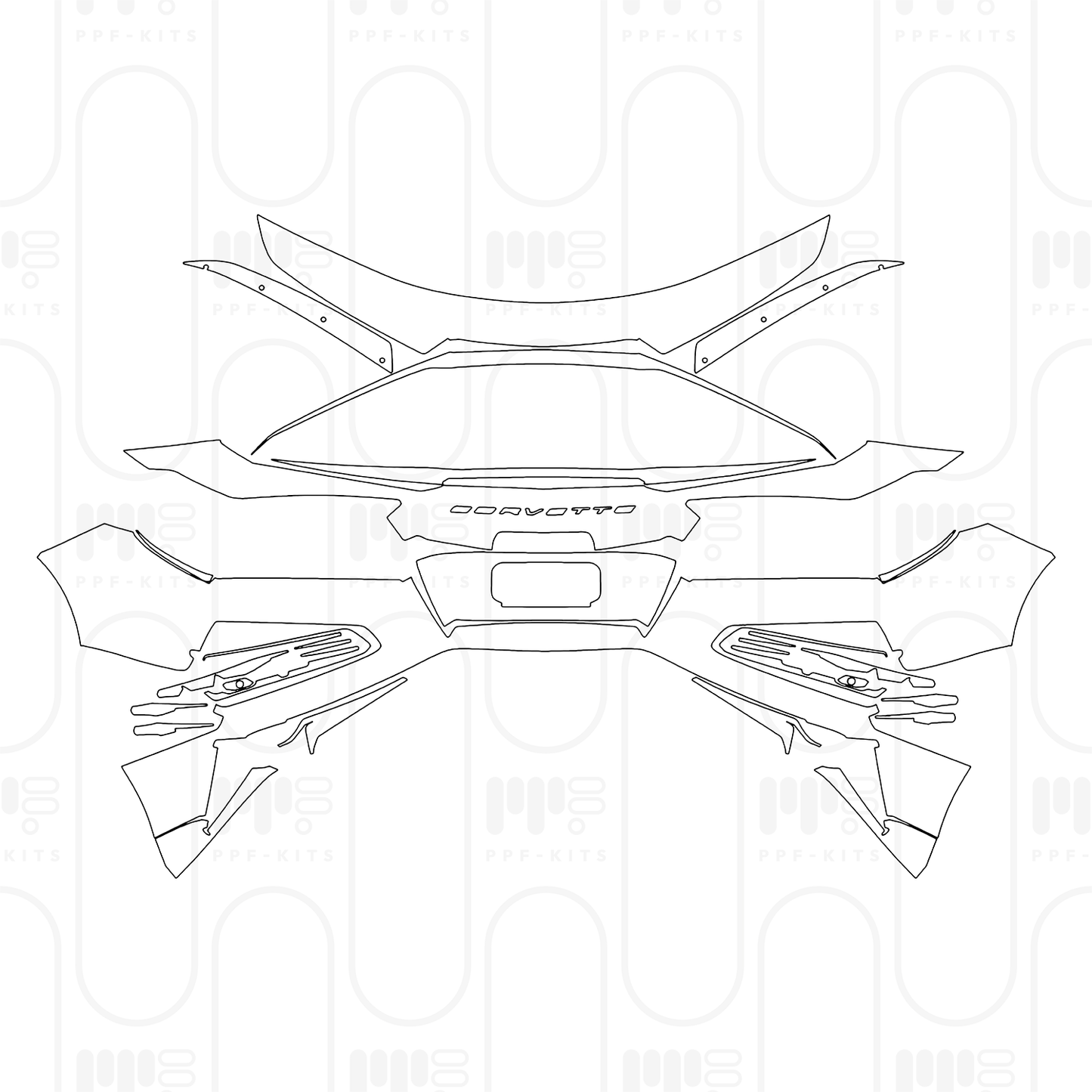 Pre-Cut PPF Chevrolet Corvette Z06 Coupe 2026
