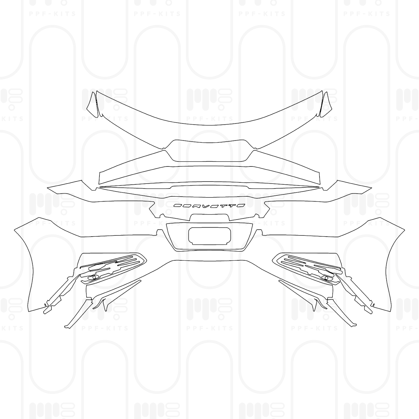 Pre-Cut PPF Chevrolet Corvette Z06 Coupe 2026