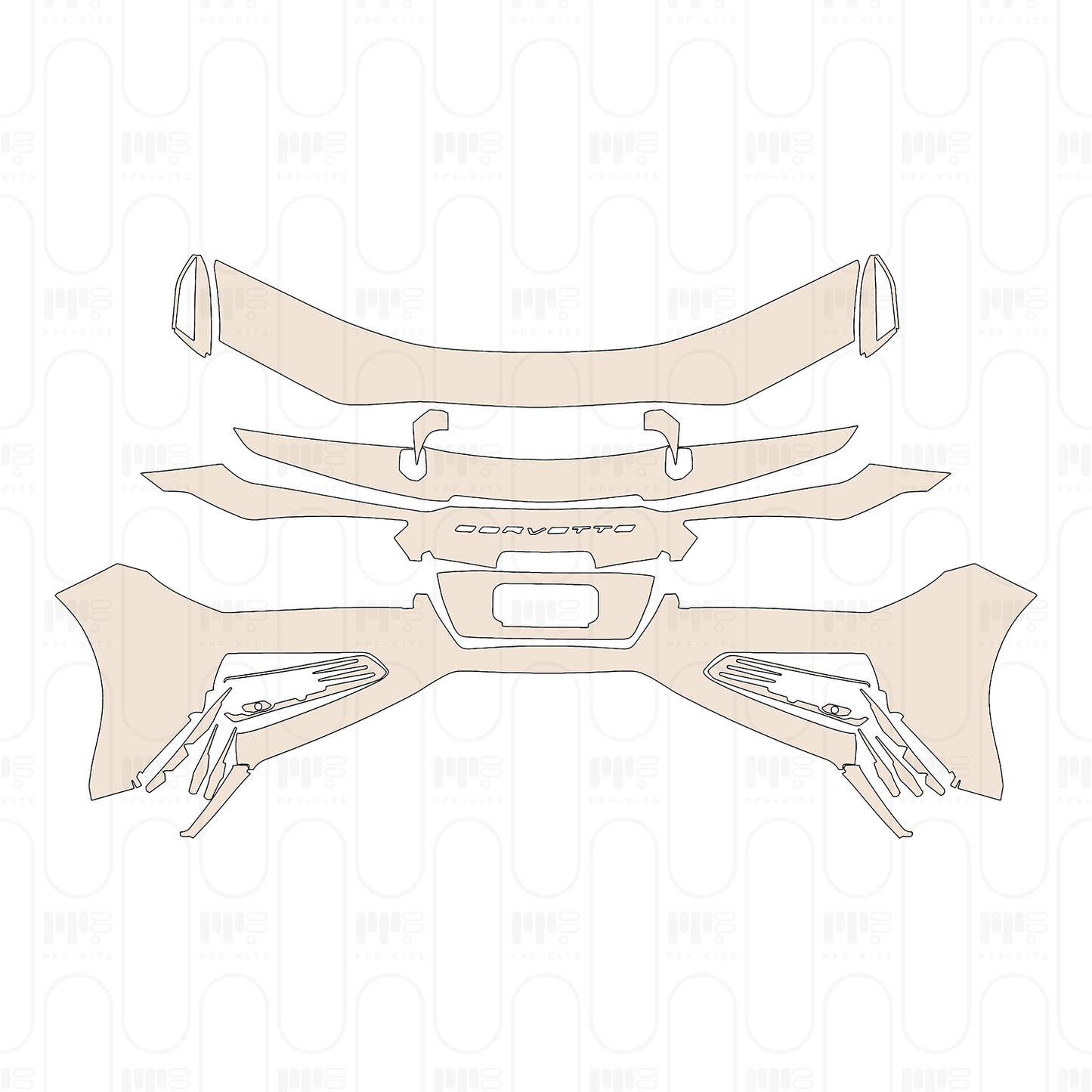 Pre-Cut PPF Chevrolet Corvette Z06 Coupe 2026