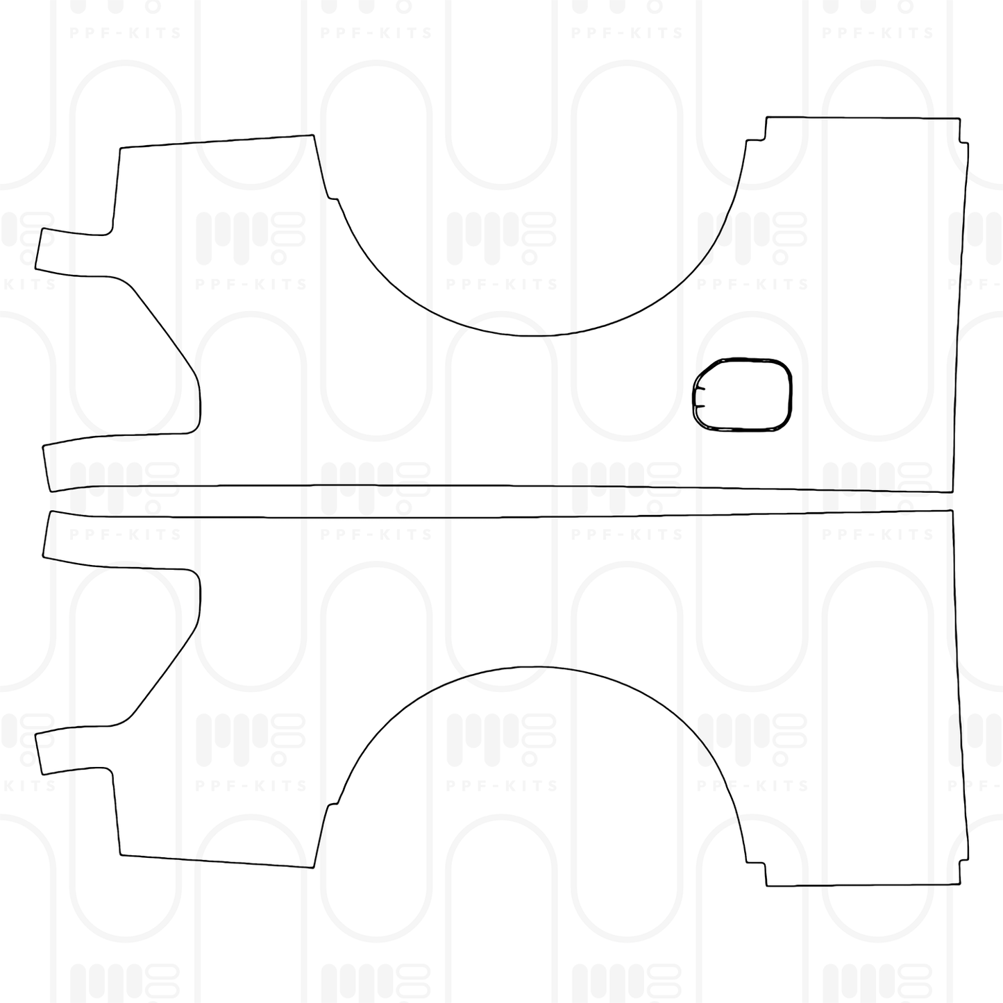 Pre-Cut PPF Ford F-150 SuperCrew XL 2026