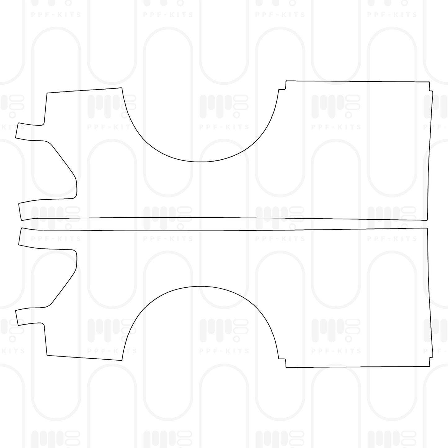 Pre-Cut PPF Ford F-150 SuperCrew XL 2026