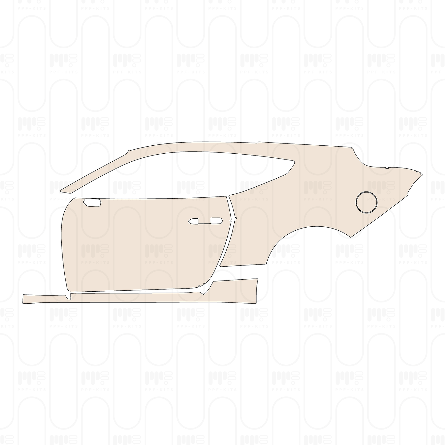 Pre-Cut PPF Ford Mustang Fastback EcoBoost 2026