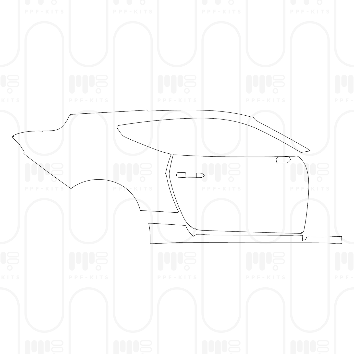 Pre-Cut PPF Ford Mustang Fastback Dark Horse 2026
