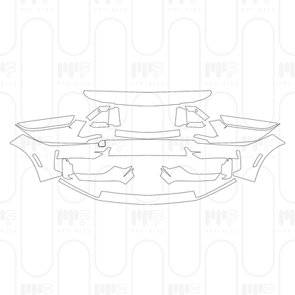 Pre-Cut PPF Ford Mustang Fastback Dark Horse 2026