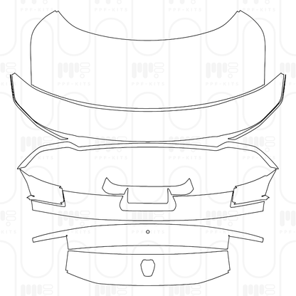 Pre-Cut PPF Ford Mustang Fastback Dark Horse 2026