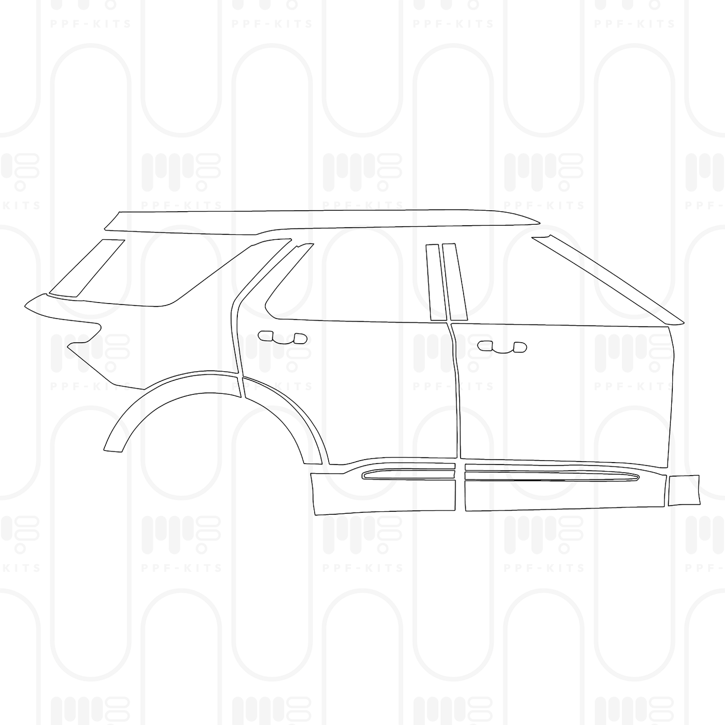 Pre-Cut PPF Ford Explorer (US) Active 2026