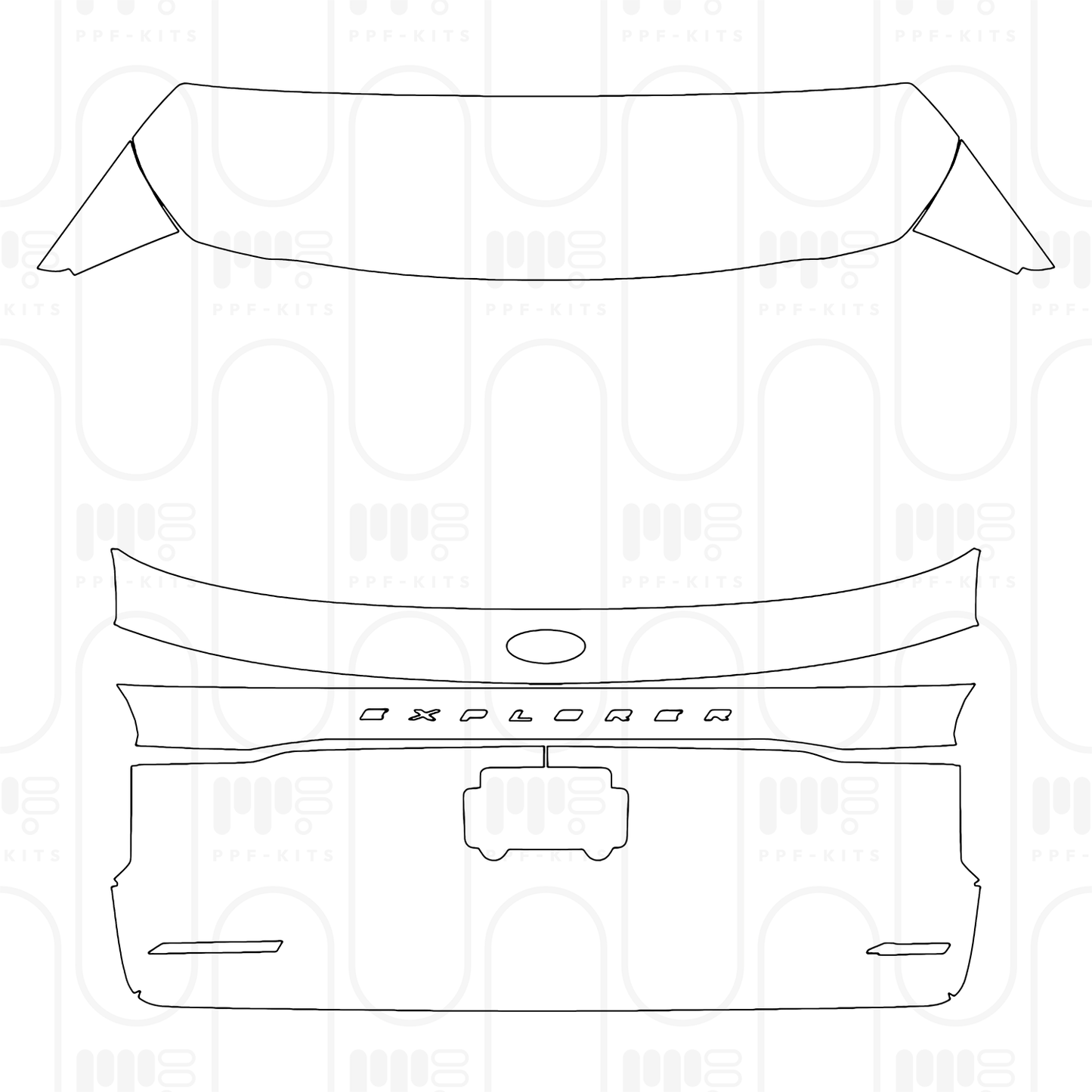 Pre-Cut PPF Ford Explorer (US) Active 2026