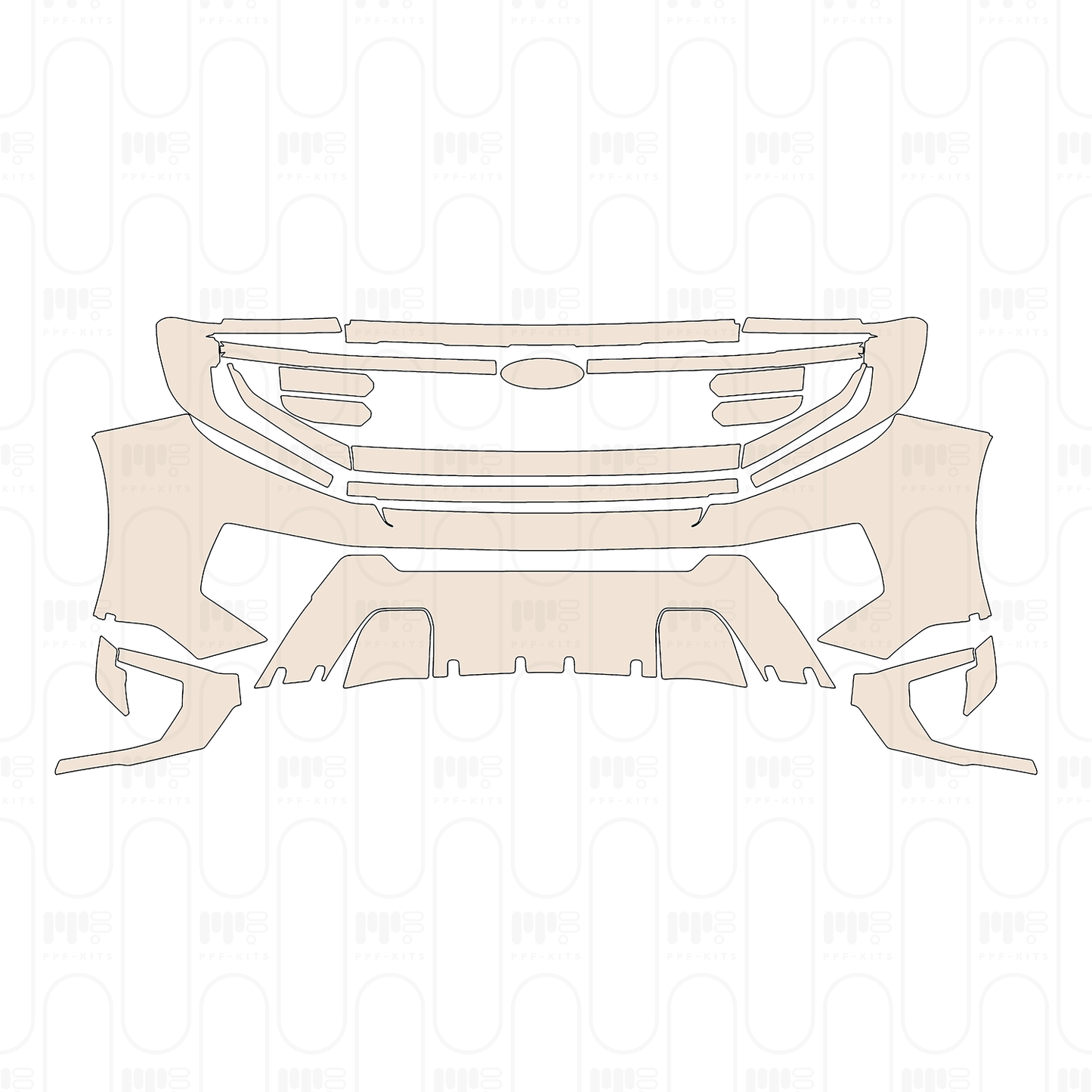 Pre-Cut PPF Ford Expedition Standard Wheelbase Active 2026