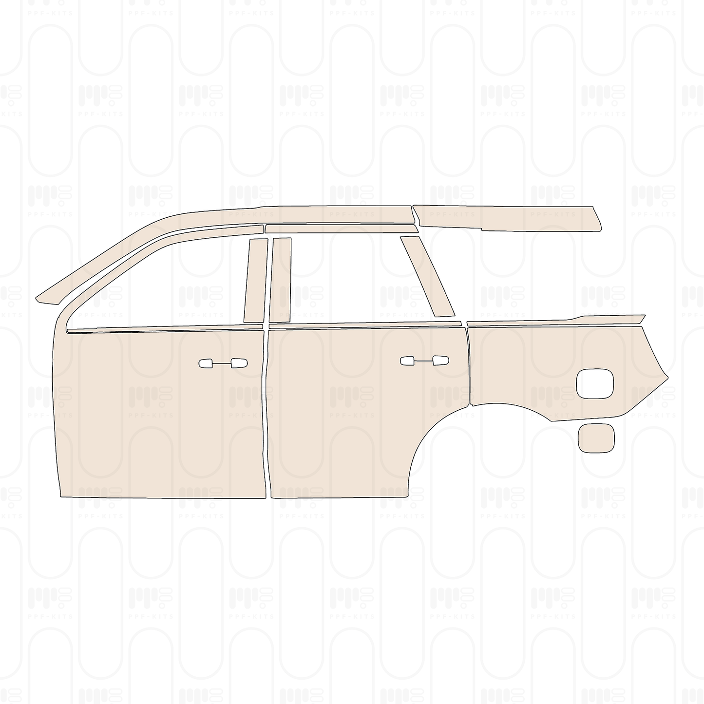 Pre-Cut PPF Ford Expedition Standard Wheelbase Active 2026