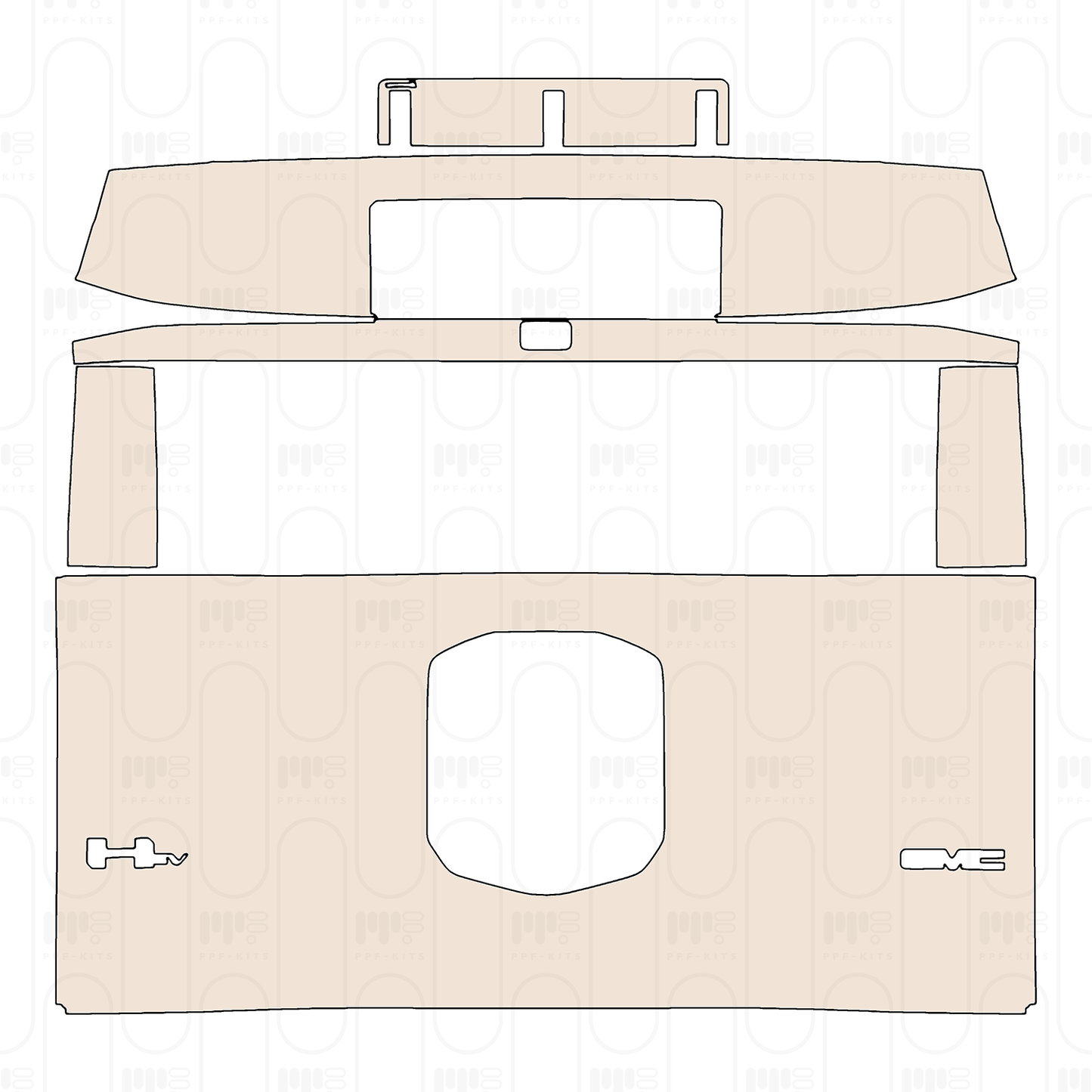 Pre-Cut PPF GMC Hummer EV SUV 2026