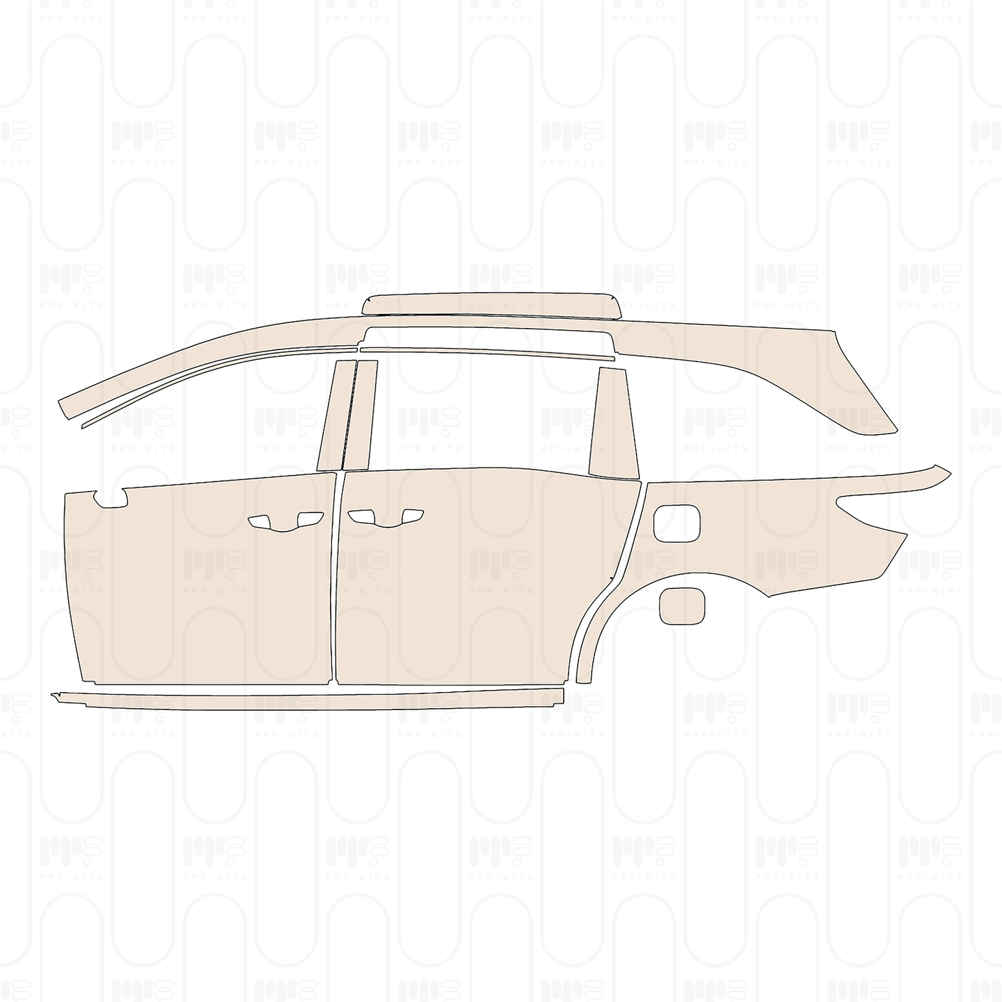 Pre-Cut PPF Honda Odyssey 2026