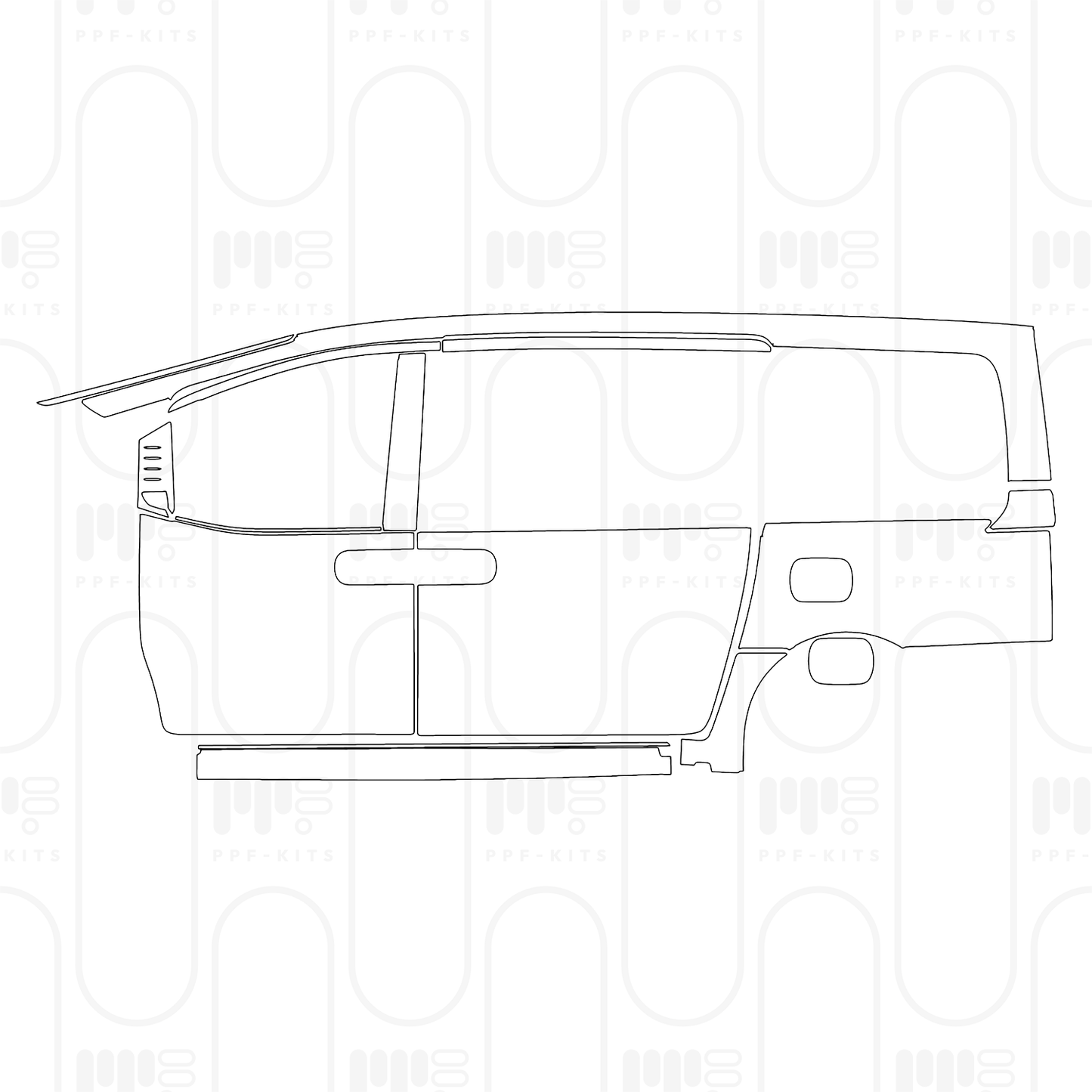 Pre-Cut PPF Hyundai Staria Base 2026