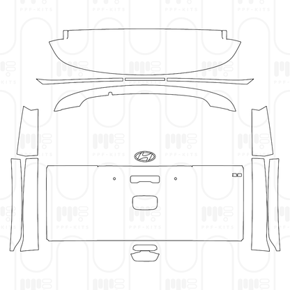 Pre-Cut PPF Hyundai Staria Base 2026