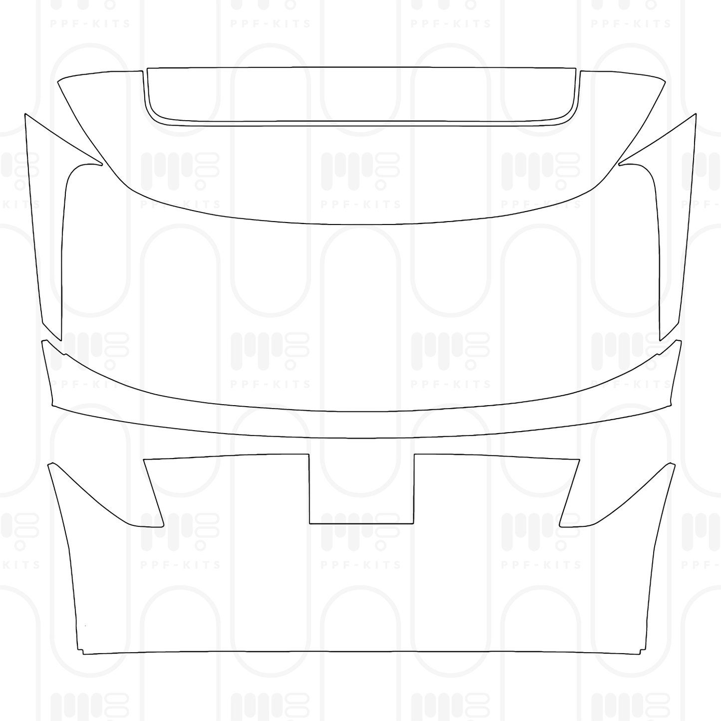 Pre-Cut PPF Hyundai Tucson L (CN) Base 2026