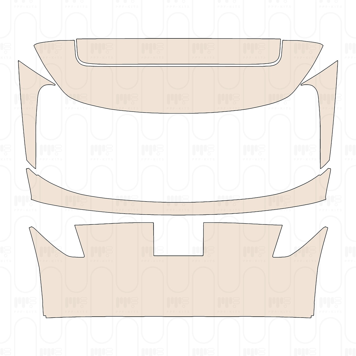 Pre-Cut PPF Hyundai Tucson L (CN) Base 2026