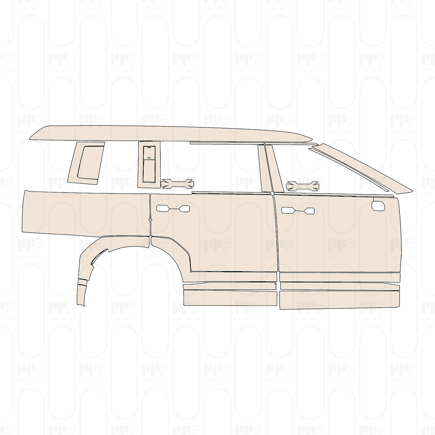 Pre-Cut PPF Hyundai Santa Fe (US) 2026