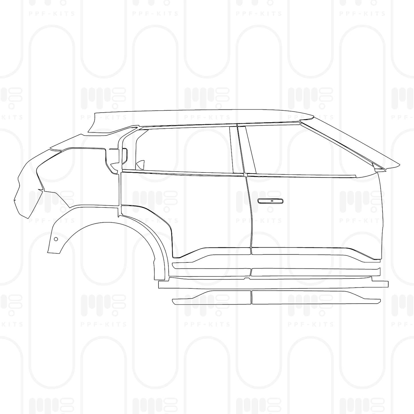 Pre-Cut PPF KIA EV3 GT-Line 2026