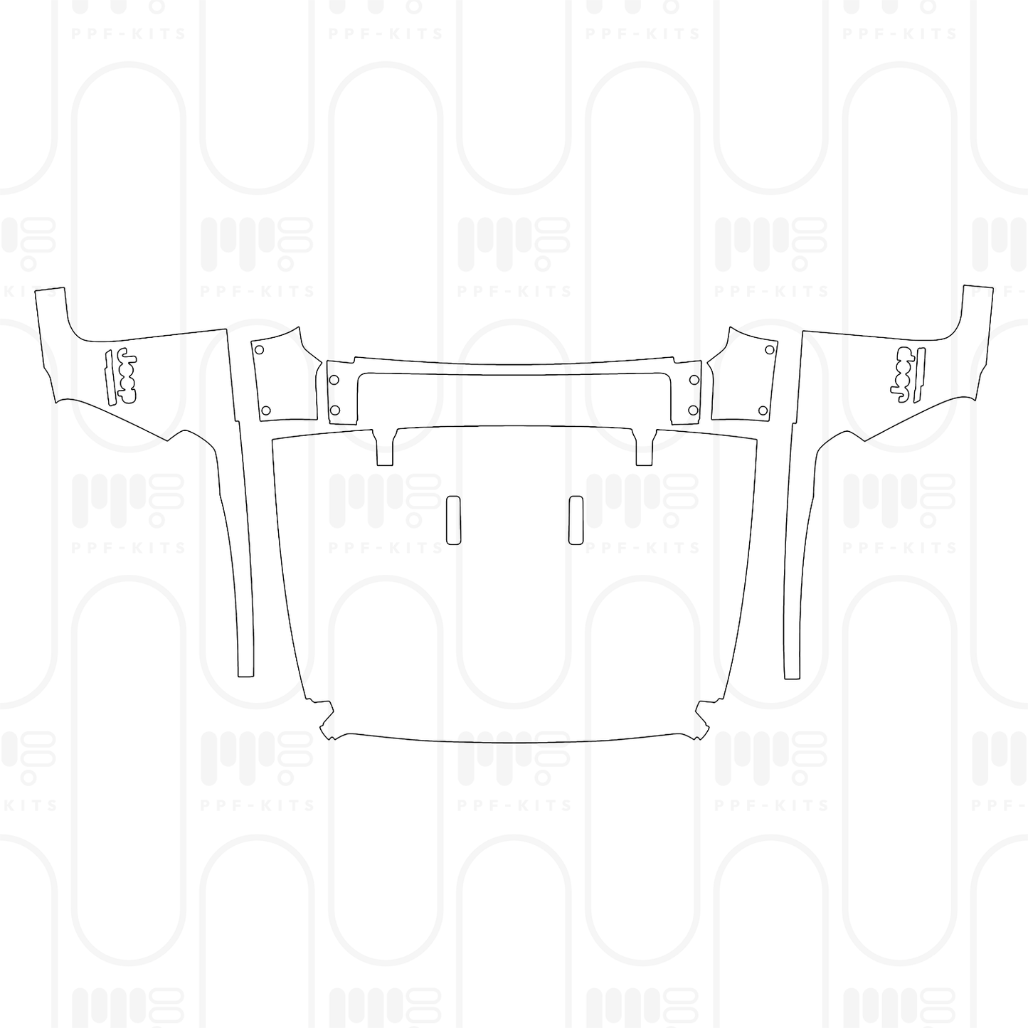 Pre-Cut PPF JEEP Wrangler 4 Door Sport S 2026