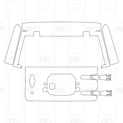 Pre-Cut PPF JEEP Wrangler 4 Door Sport S 2026