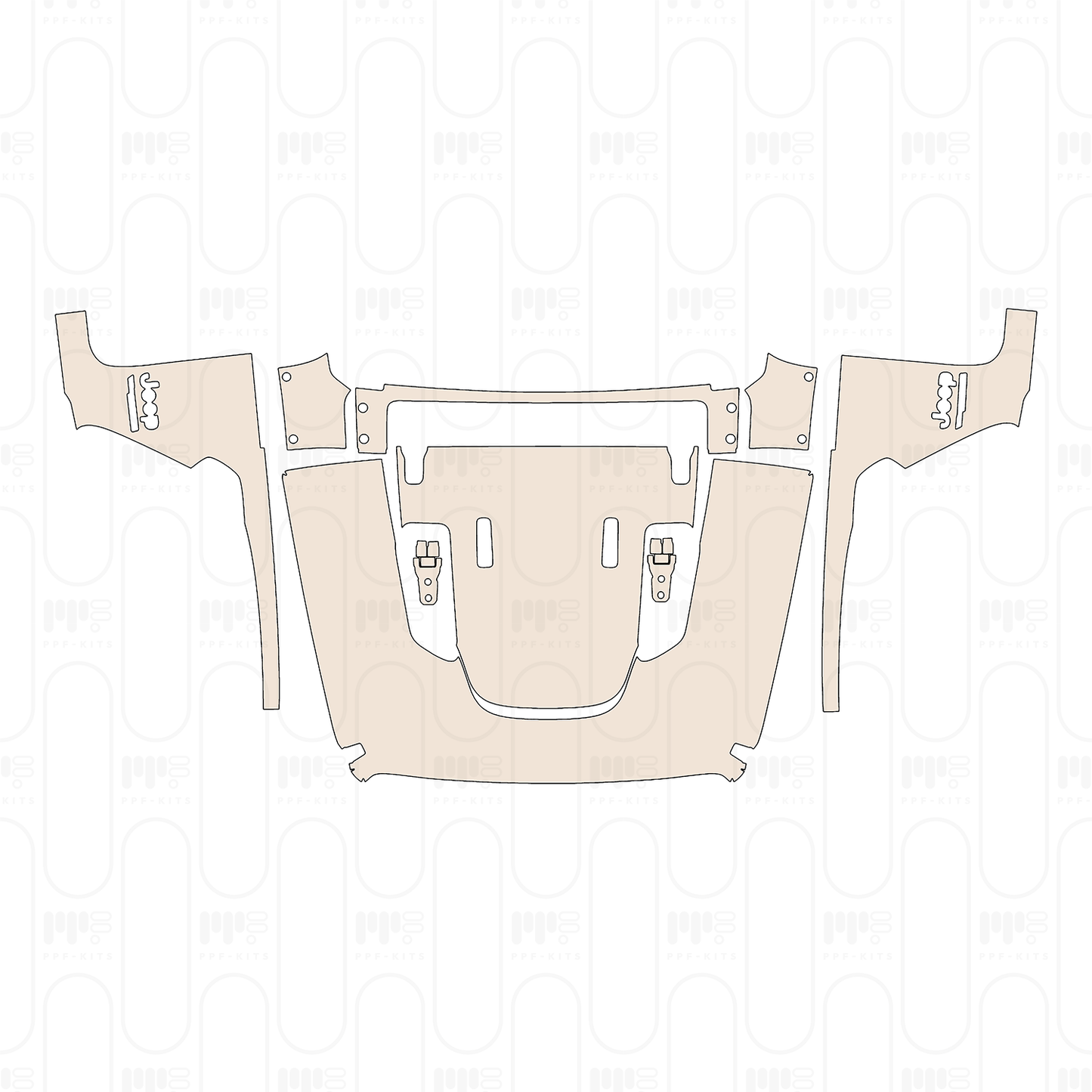 Pre-Cut PPF JEEP Wrangler 4 Door Rubicon 2026