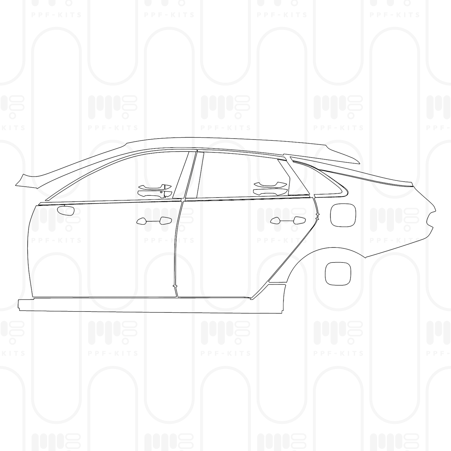 Pre-Cut PPF KIA K5 (US) GT-Line 2026