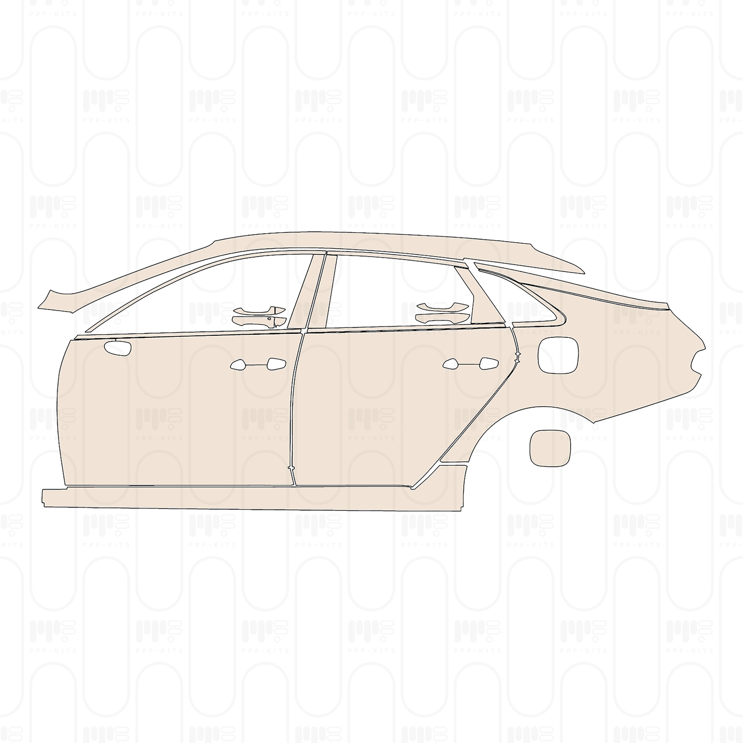 Pre-Cut PPF KIA K5 (US) GT-Line 2026