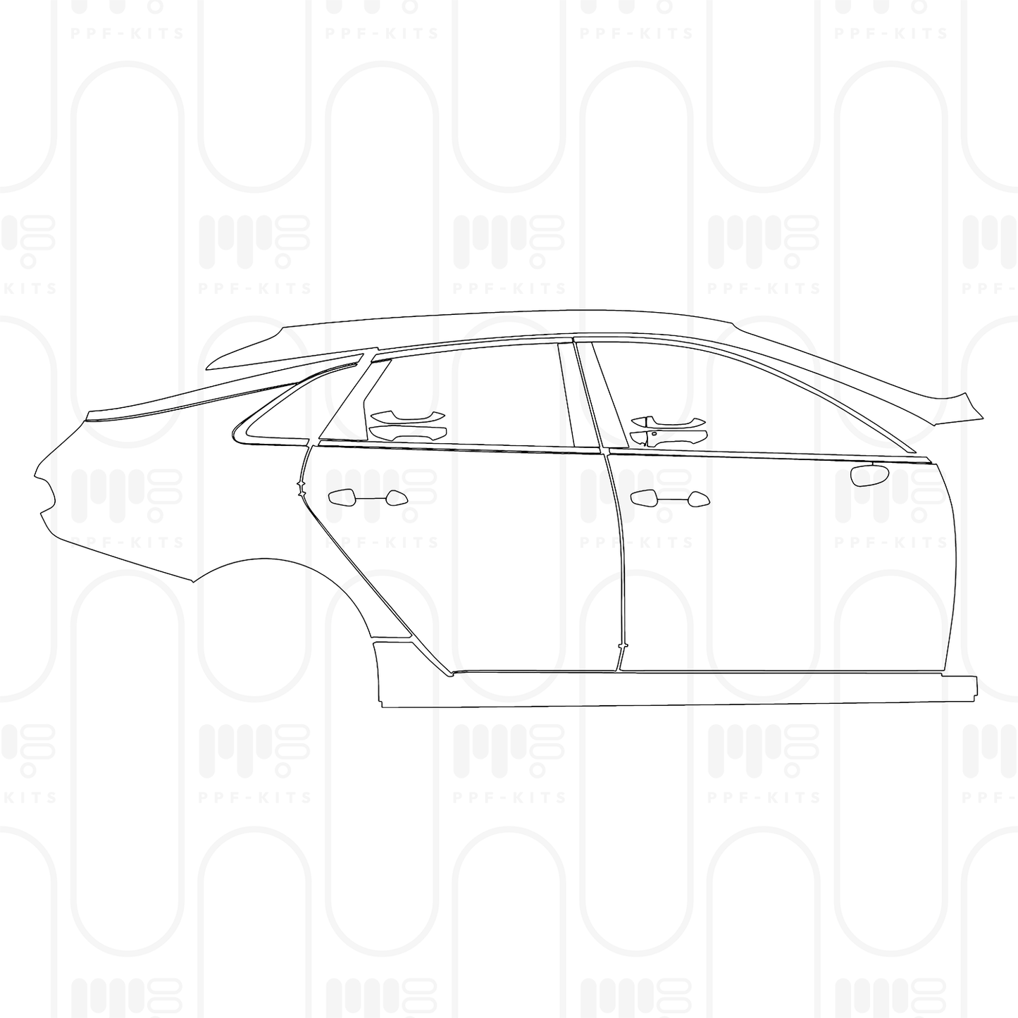 Pre-Cut PPF KIA K5 (US) GT-Line 2026