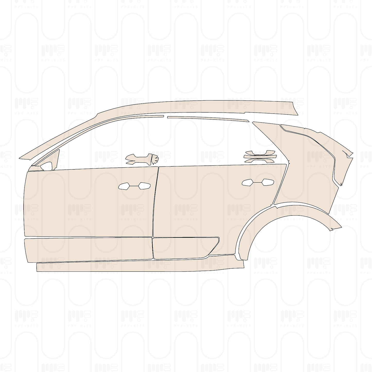 Pre-Cut PPF KIA Niro EV (US) Wave 2026